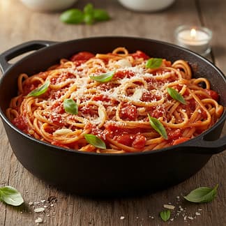 One-Pot Tomato Linguine