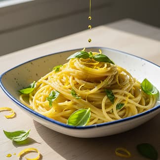 Bright Lemon Spaghetti