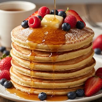 Fluffy Saturday Pancakes