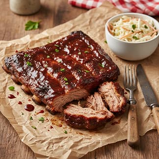 Slow-Baked BBQ Ribs