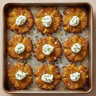 Crispy Smash Potatoes