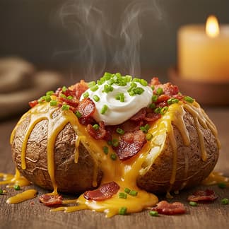 Fully Loaded Baked Potato